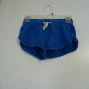 Blue athletic shorts